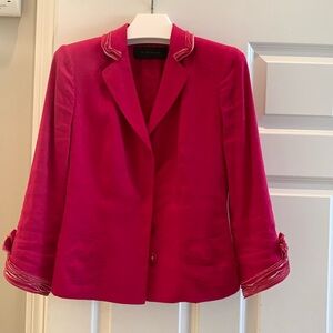 Elie Tahari pink jacket